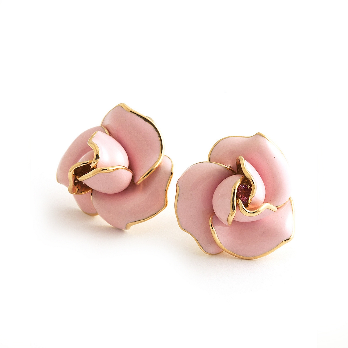 Rose earrings 