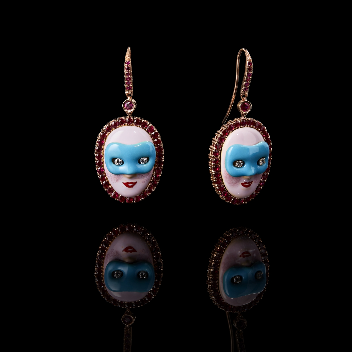 Maschera earrings 
